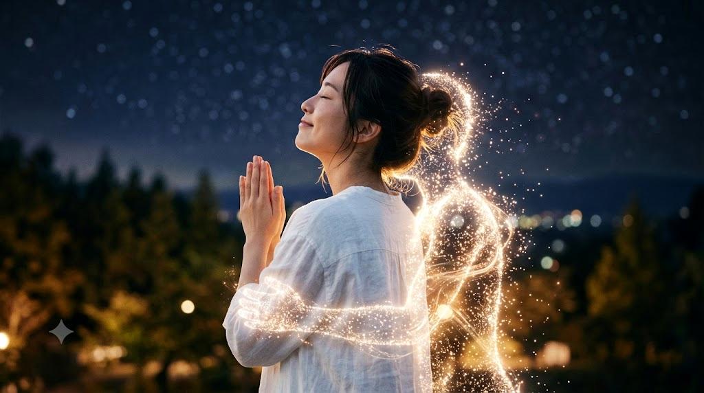 繊細さと強さを統合し自分らしさを取り戻す静かな光のイメージ