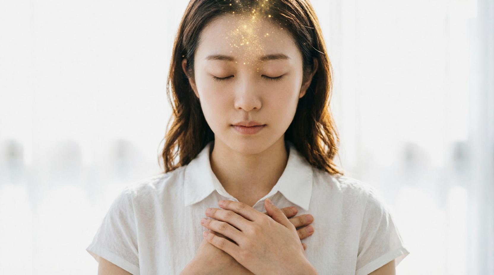 引き寄せの法則と波動が人を惹きつける神秘的なエネルギーのイメージ
